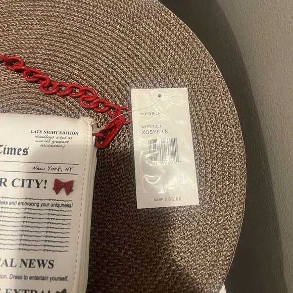 Betsey Johnson Newspaper Print Crossbody (NWT) & Aldo Brown Satchel (NWOT) - Picture 5 of 11